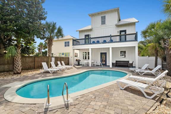 Crystal Gem with Pool and Beach Chair Setup - Image 1